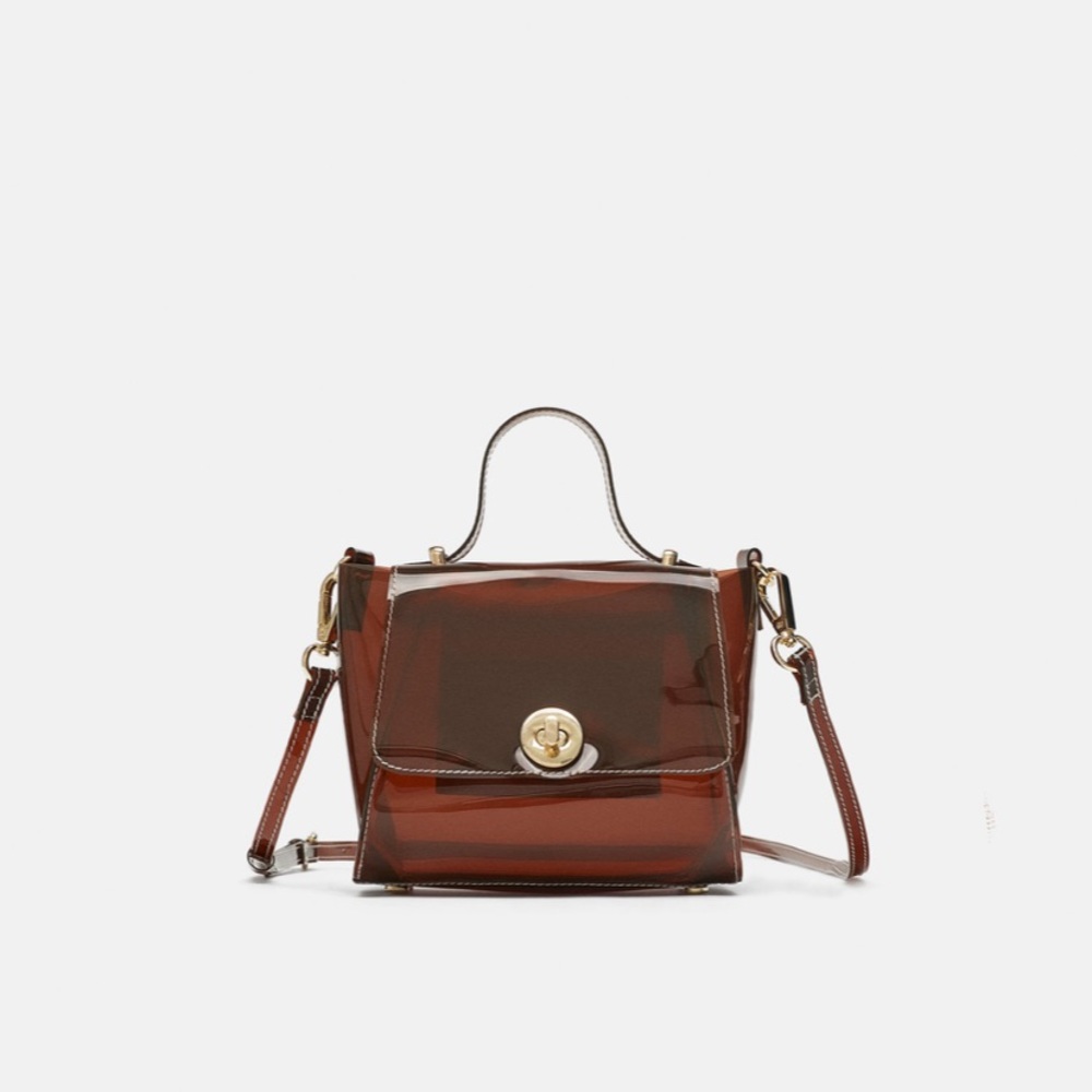 NWT • Zara • Vinyl Mini City Bag 💼 - Picture 3 of 6
